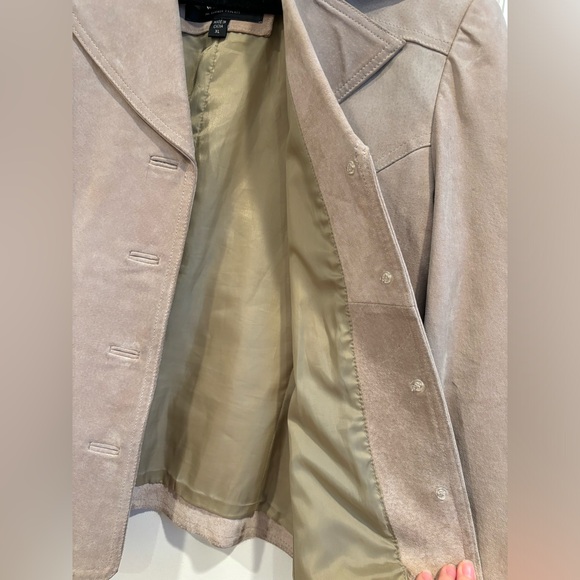 EUC Vintage Maxima Wilson’s Leather cream jacket XL fits nice oversized M to L - Picture 7 of 10